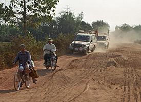 Sur le «Highway 5» à travers le Cambodge