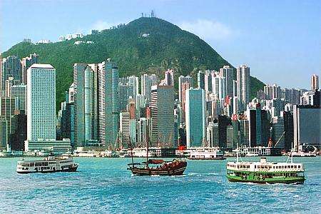 Blick auf Victoria / Hongkong (1993)