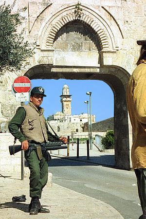 Durchs Zionstor zur Klagemauer / Jerusalem / Israel (1994)