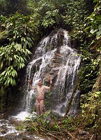 Pure luxe: la douche dans la jungle
