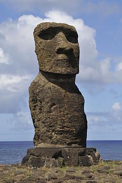 Moai an der Westküste