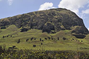 Moai am Rano Raraku